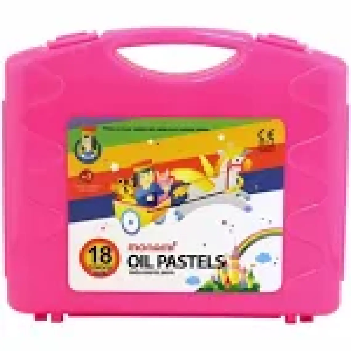 Monami 18 Renk Pastel Boya - Pembe Kutu