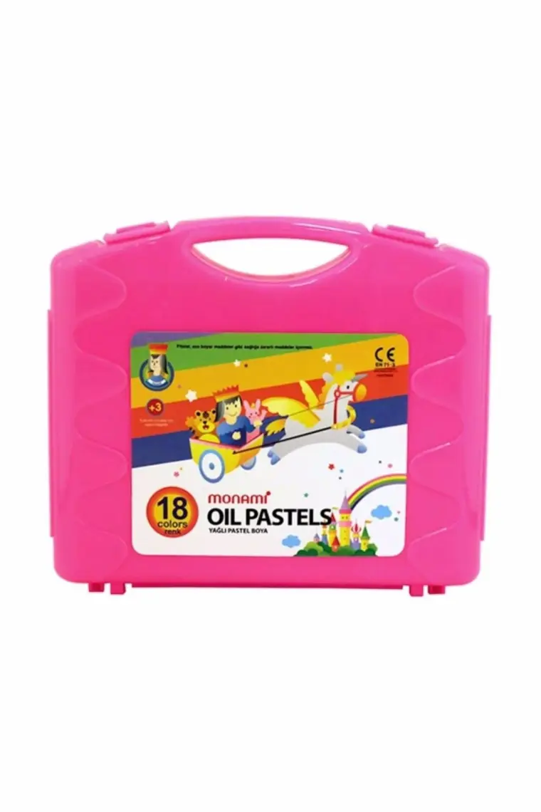 Monami 18 Renk Pastel Boya - Pembe Kutu