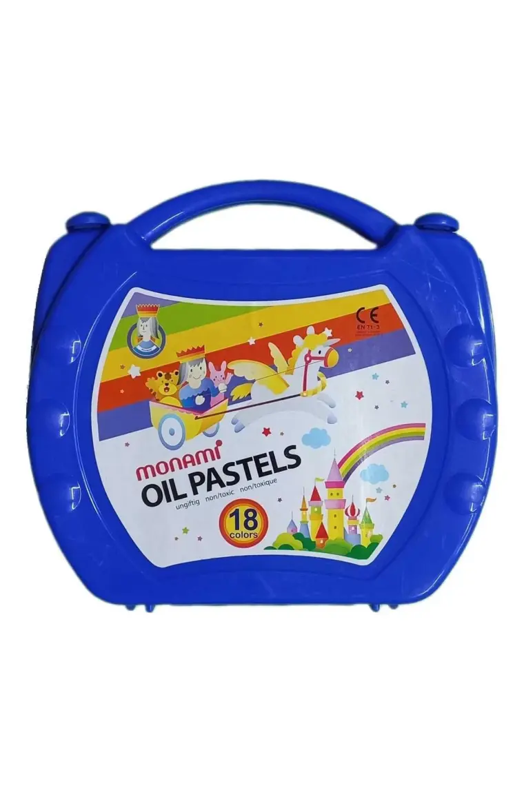 Monami 18 Renk Pastel Boya - Pembe Kutu