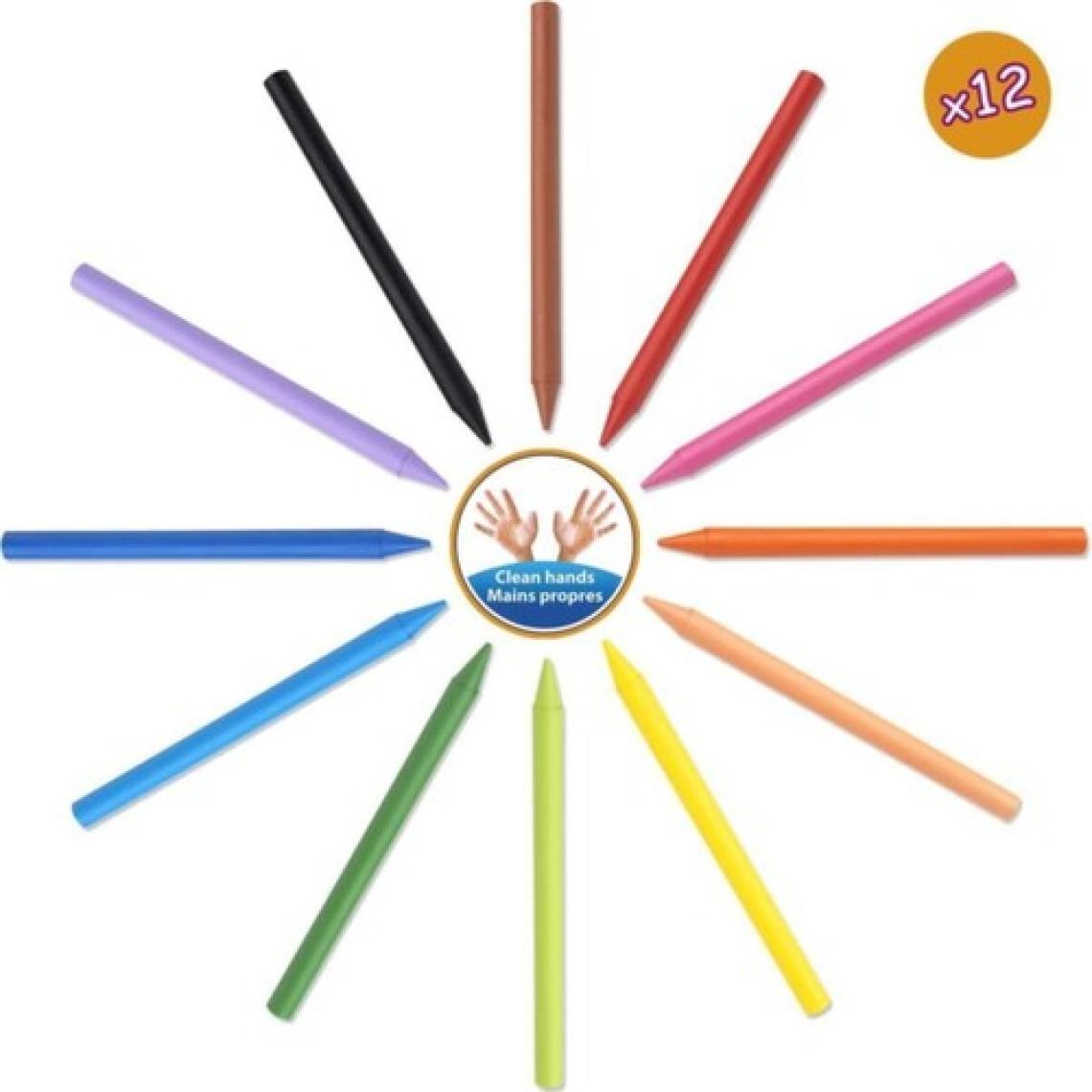 Bic 12 Renk Silinebilir Mum Pastel Boya