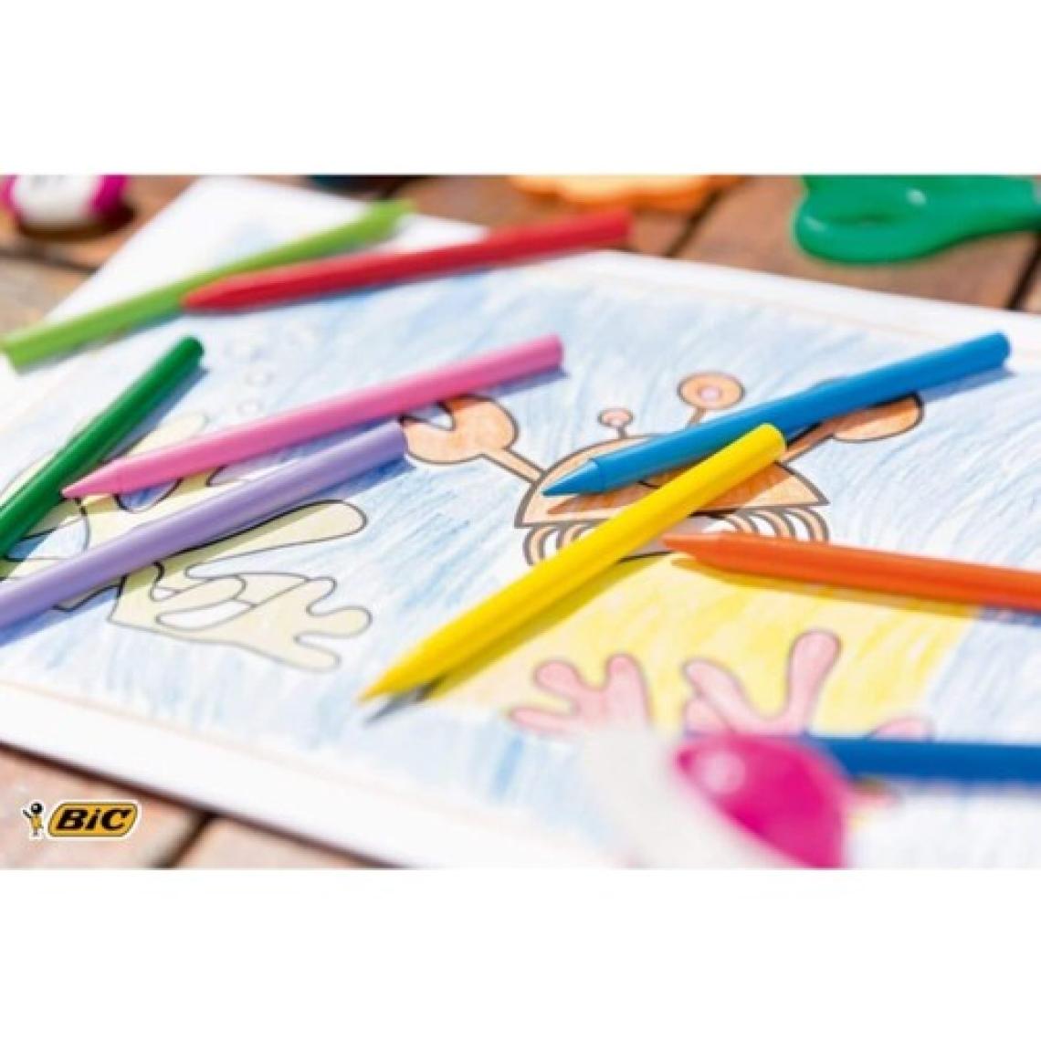 Bic 12 Renk Silinebilir Mum Pastel Boya