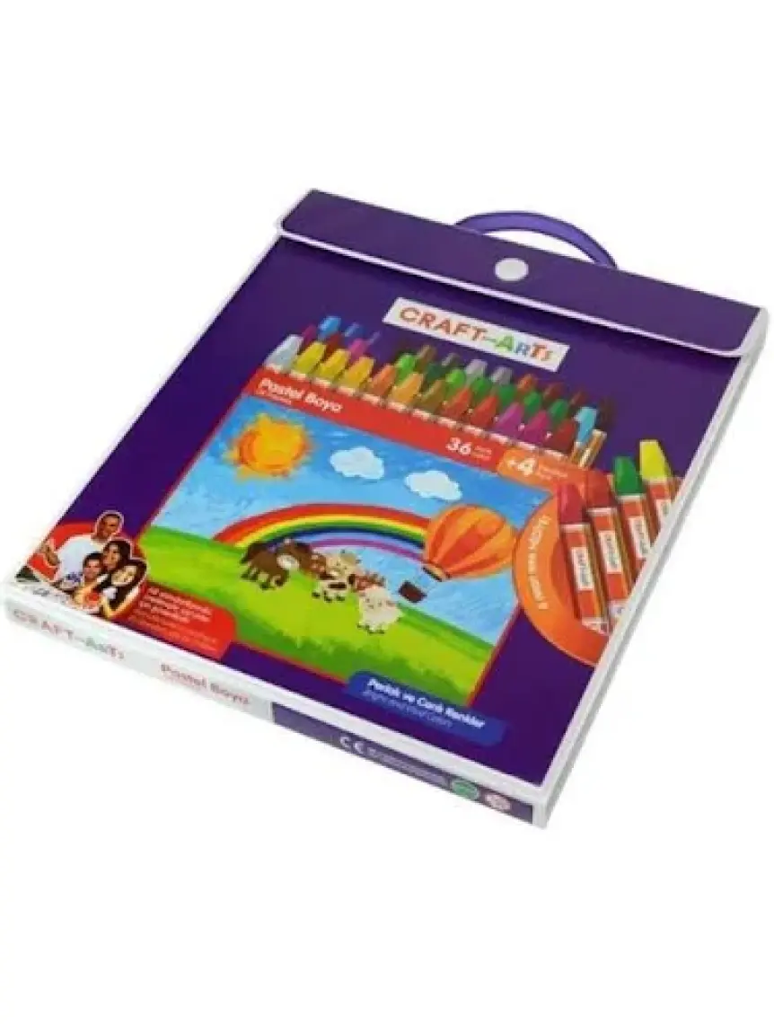 Craft And Arts Pastel Boya 36+4'lü Çanta