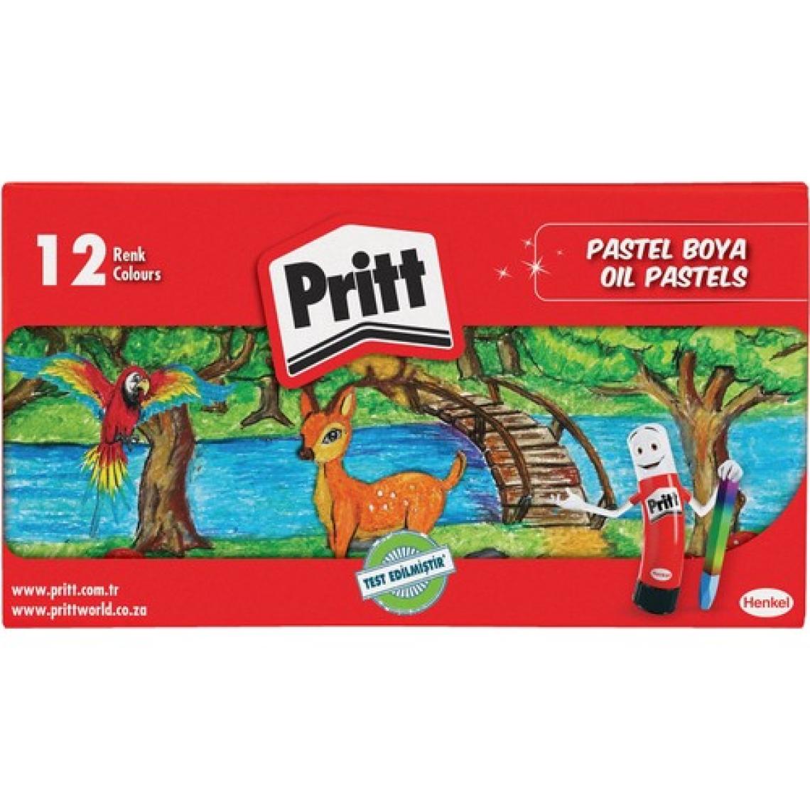 Pritt 12 Renk Pastel Boya Karton Kutu