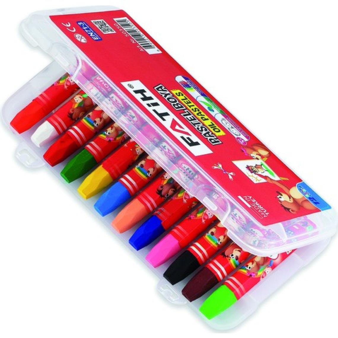 Fatih King Size Pastel Boya 12 Renk (Çantalı)