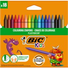 Bic Kids Plastidecor Silinebilir Elleri Kirletmeyen Pastel Boya 18 Renk