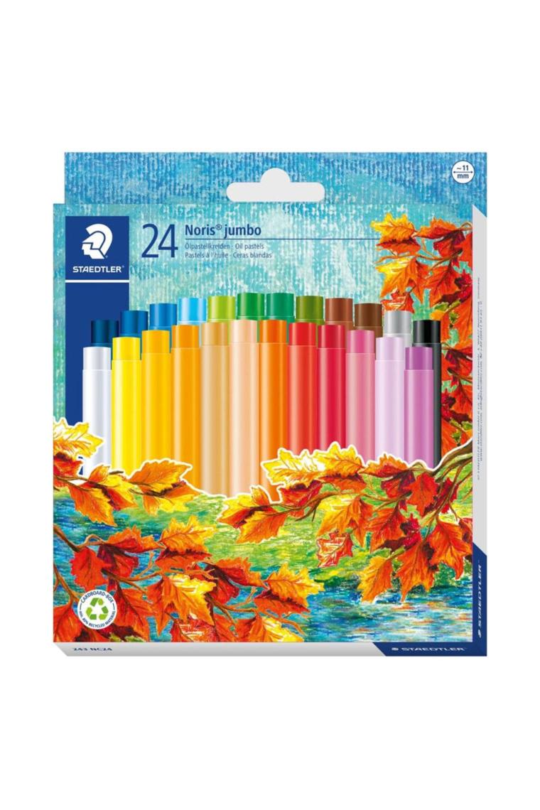 Staedtler Noris Club Jumbo Yağlı Pastel Boya 24 Lü243 Nc24