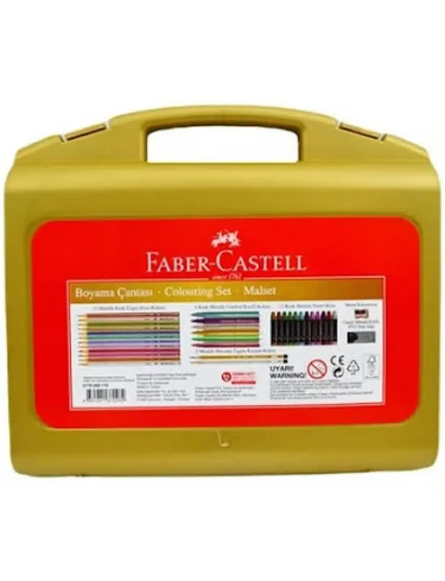 EKS Ticaret Faber Castell Faber-Castell Metalik Boyama Çantası
