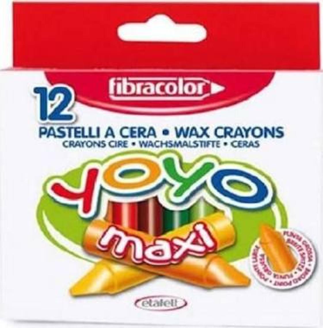 Fibracolor Yoyo Maxi Pastel Boya 12 Li