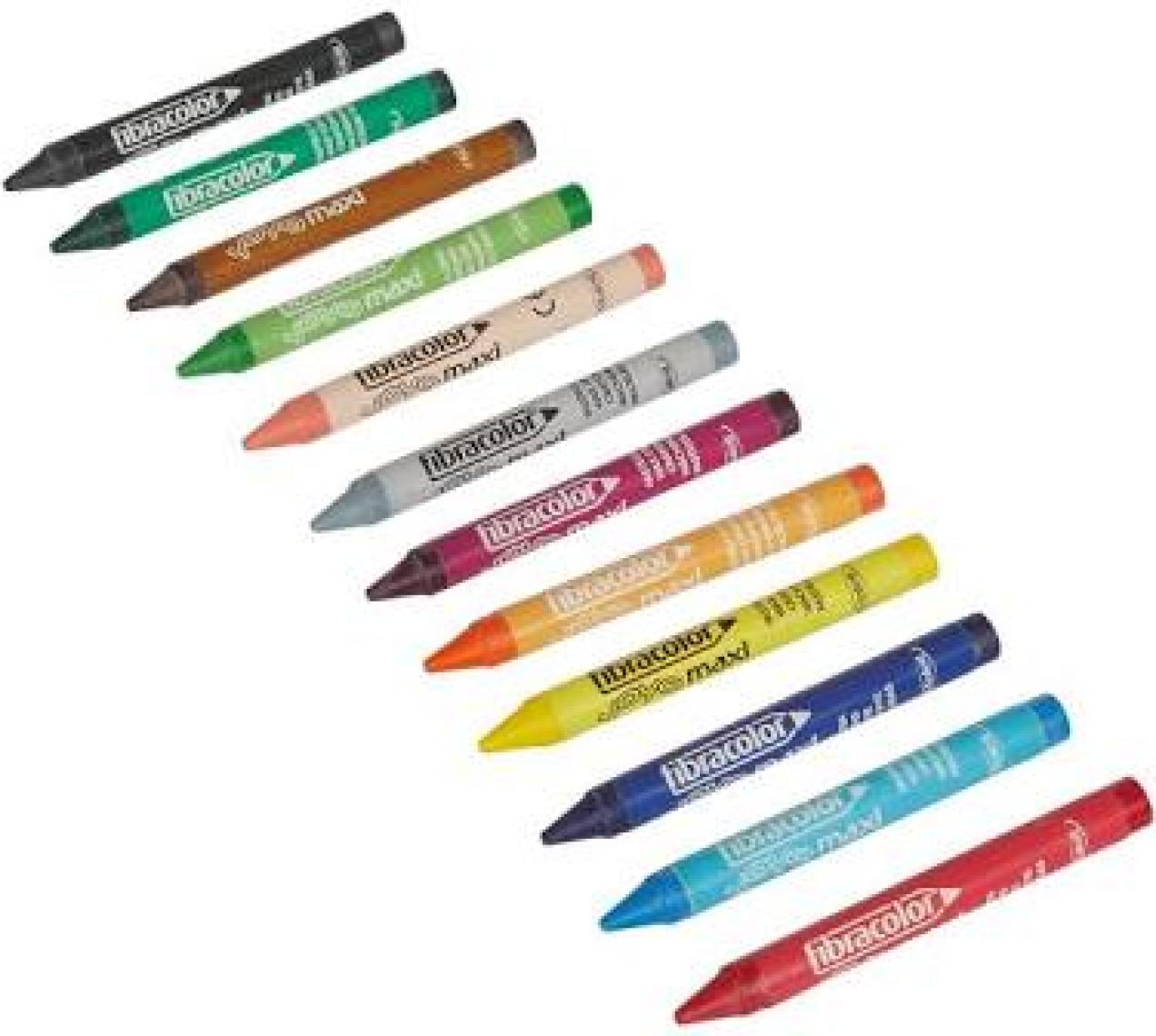 Fibracolor Yoyo Maxi Pastel Boya 12 Li