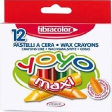 Fibracolor Yoyo Maxi Pastel Boya 12 Li
