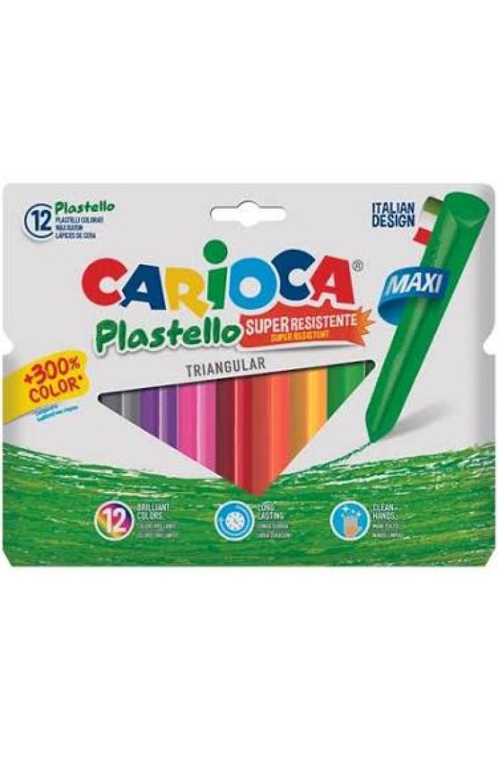 Carioca Plastello Jumbo Üçgen Pastel Boya