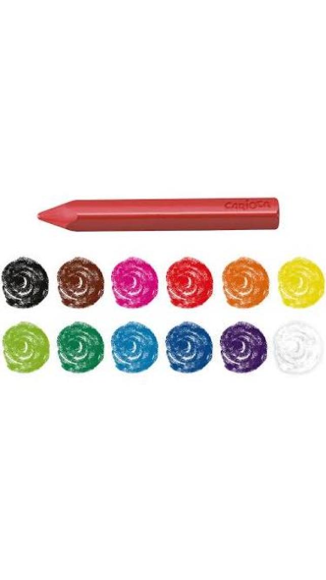 Carioca Plastello Jumbo Üçgen Pastel Boya