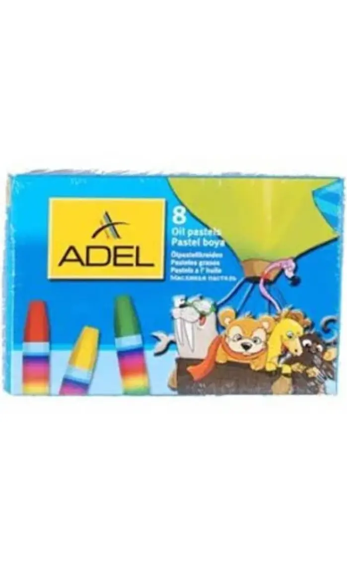 Adel Karton Kutu Pastel Boya 8 Renk (4280817000)