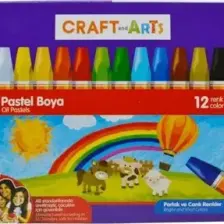 Craft And Arts Pastel Boya 12'li Karton Kutu