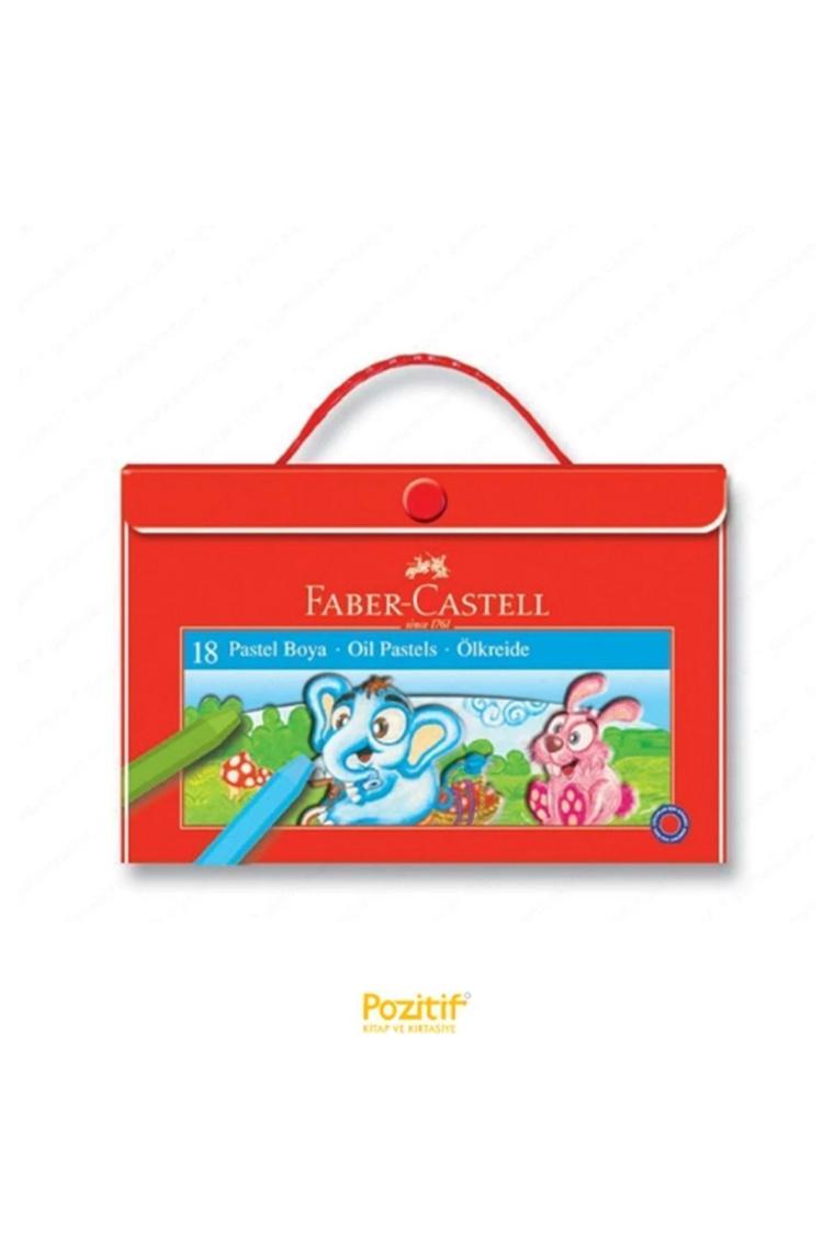 Plastik Çantalı Tutuculu Pastel Boya 18 Renk