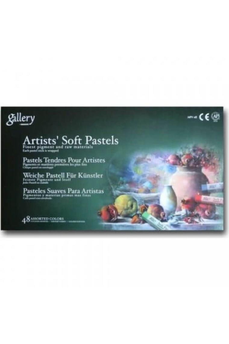 Gallery Artists 48'li Tam Boy Toz Pastel (SOFT PASTEL) Set