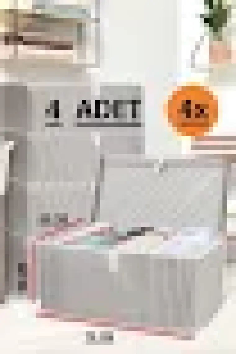 EC Shop Daisyhome 4 Adet Kapaklı Kutu Hurç Mega Boy 70*40*30* Çok Amaçlı Kutu Hurç