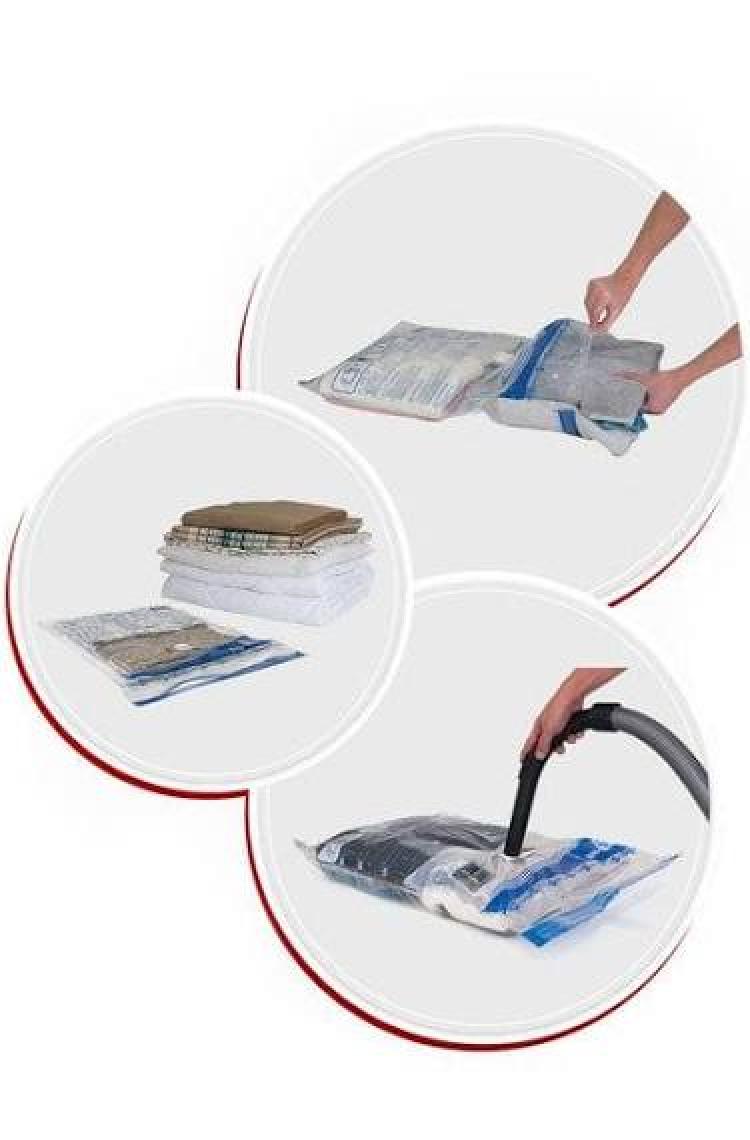 Magic Saver Bag 2'li Vakumlu Poşet Seti (JUMBO)