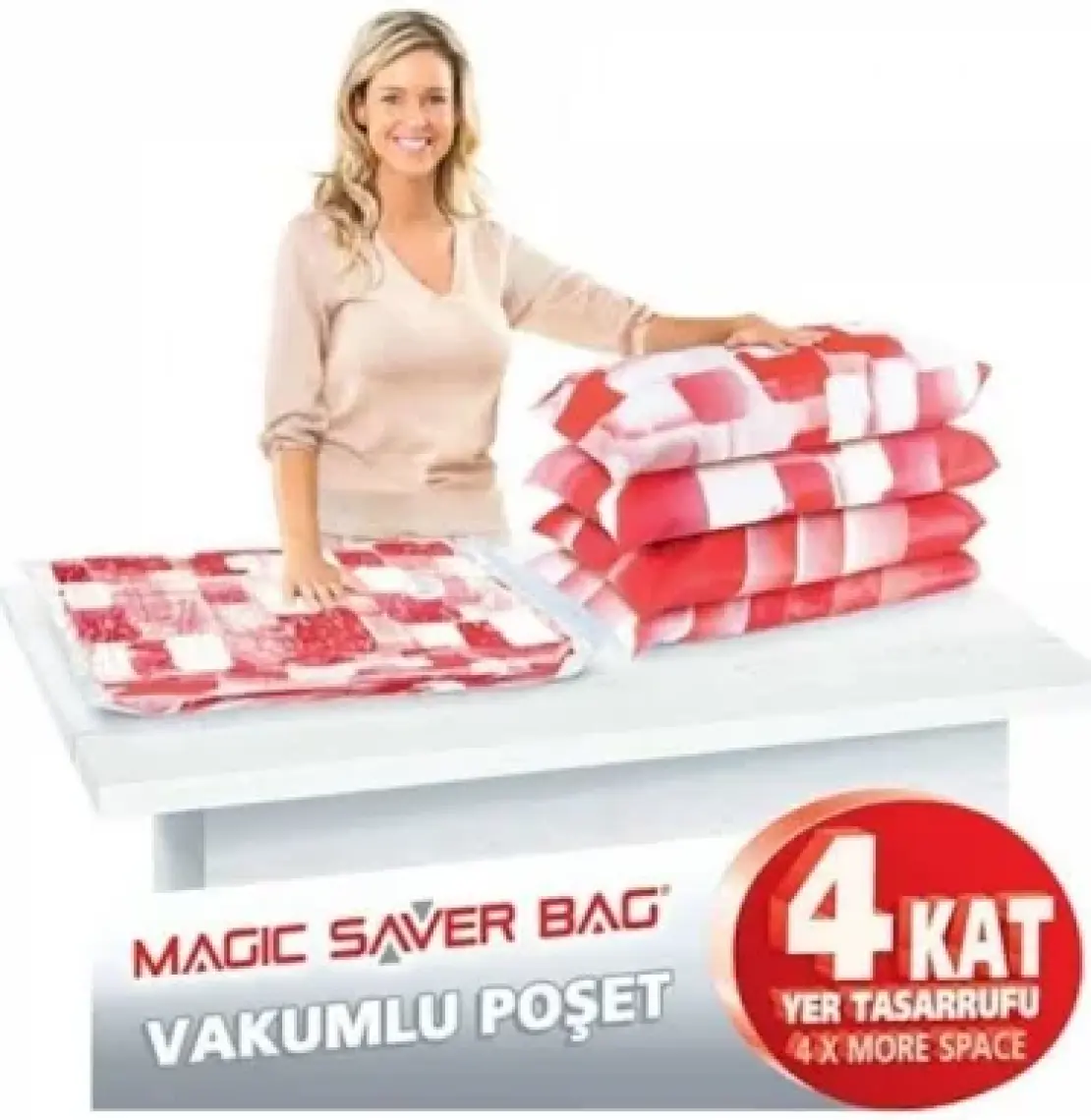 Magıc Saver Bag 8'li Evinde Yer Aç Vakumlu Poşet