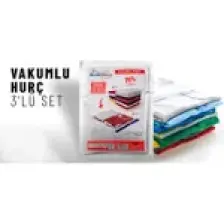 Eva House Vakumlu Poşet 3'lü Set