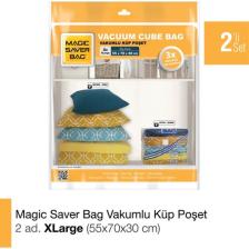 Magic Saver Bag 2'li XL Küp Vakumlu Poşet