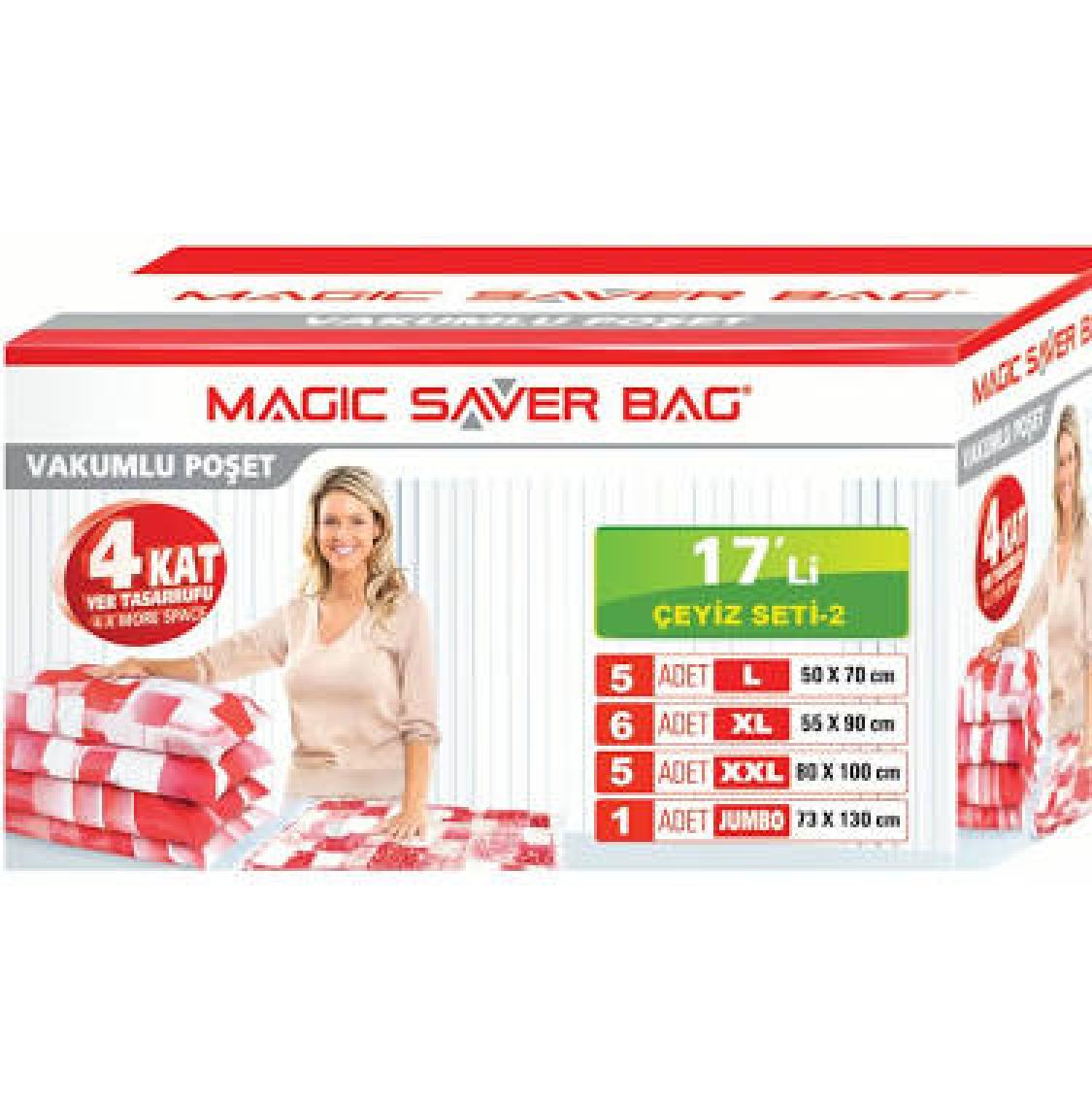 Magıc Saver Bag 17'li Çeyiz Vakumlu Poşet Seti 2