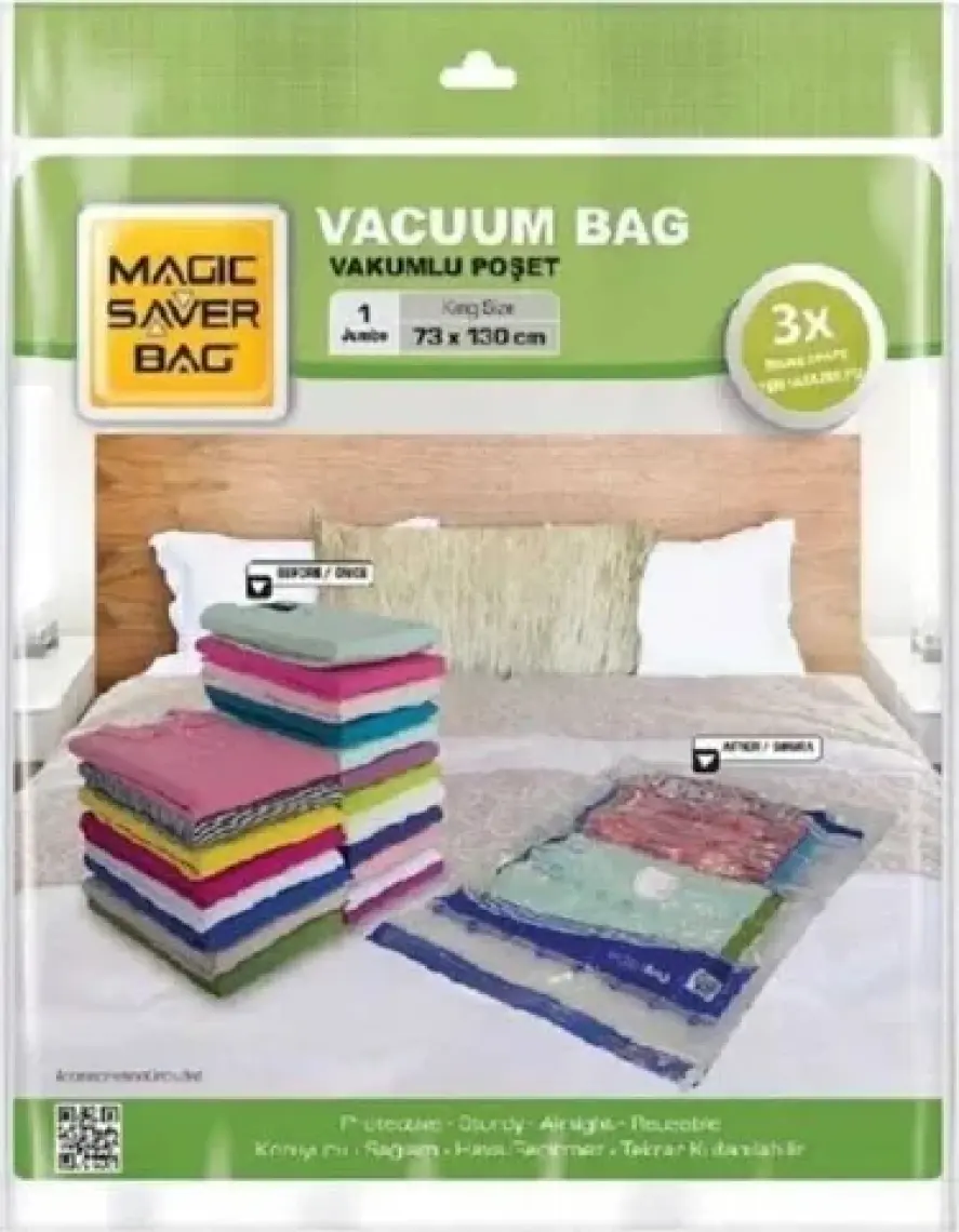 Magic Saver Bag Vakumlu Hurç Poşet Jumbo 73X130