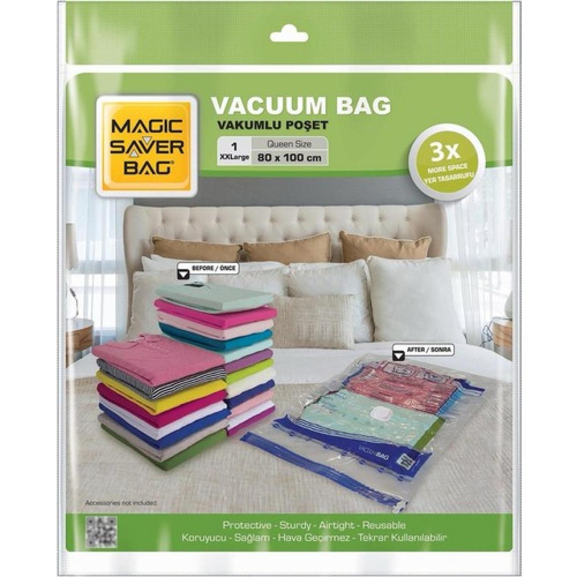 Magic Saver Bag Tekli Vakumlu Poşet - XXL - 80x100 cm
