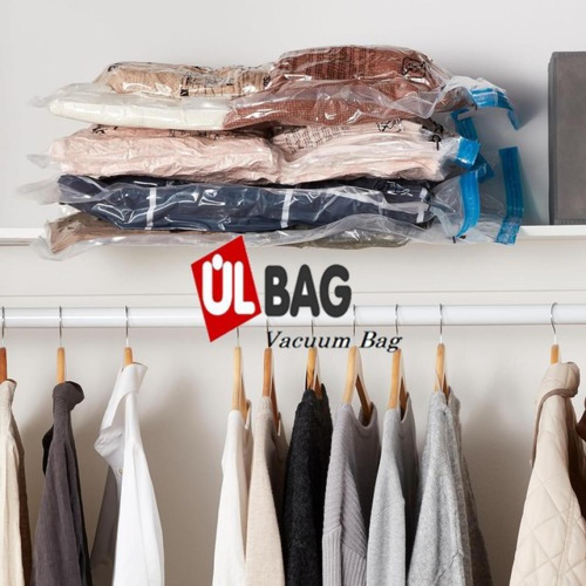 Ülbag Marufmarket 7'Li Vakumlu Saklama Poşeti Seti-4 (Yastık - Elbise - Battaniye-Yorgan Hurcu) Vakumhurcu