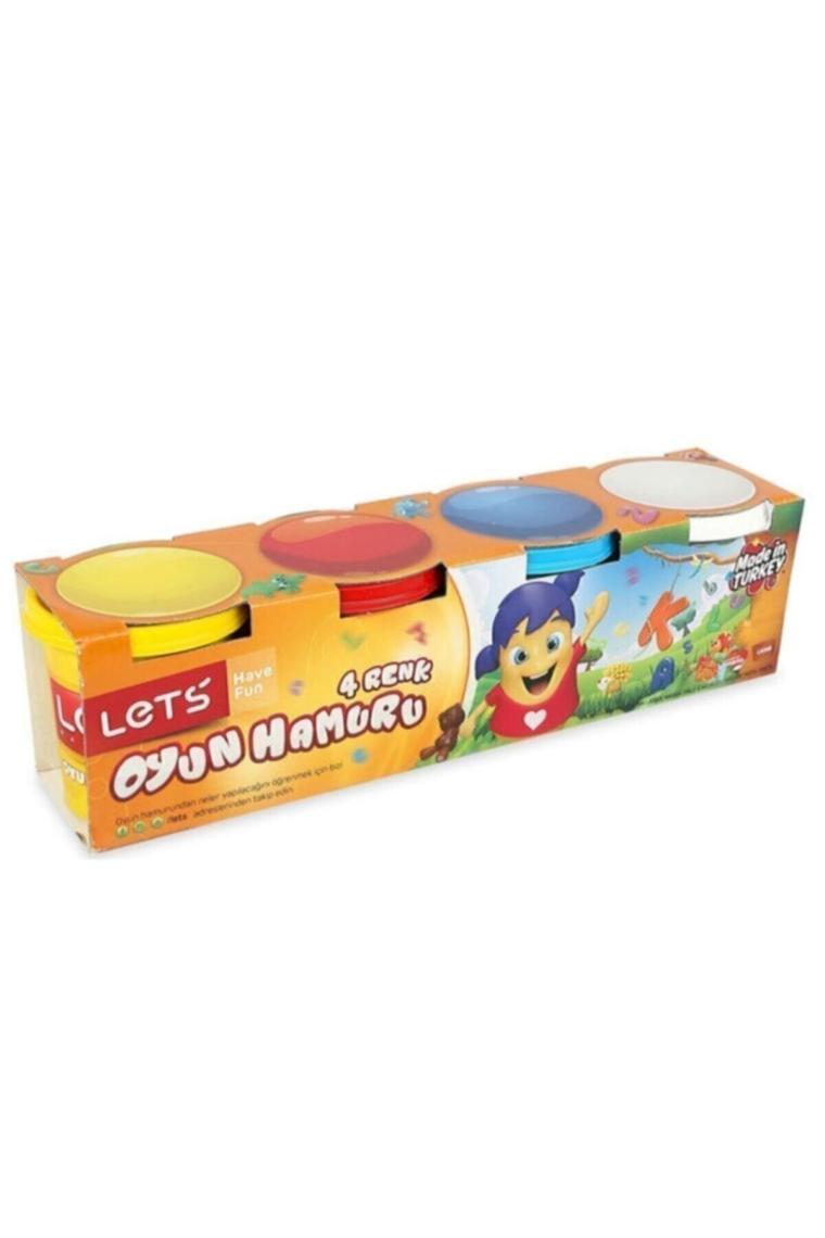 Cazipavm Lets 4 Renk Oyun Hamuru 600 gr L8340