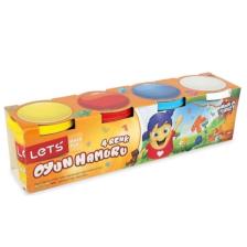 Cazipavm Lets 4 Renk Oyun Hamuru 600 gr L8340