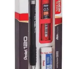 Pentel A315-3As 120A3 (0.5Mm) 3'Lü Okul Seti - (Kalem+Silgi+Hediye Min)