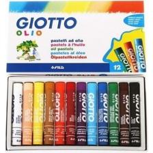 Giotto 12'Li Olio   Yağlı Pastel Silindir
