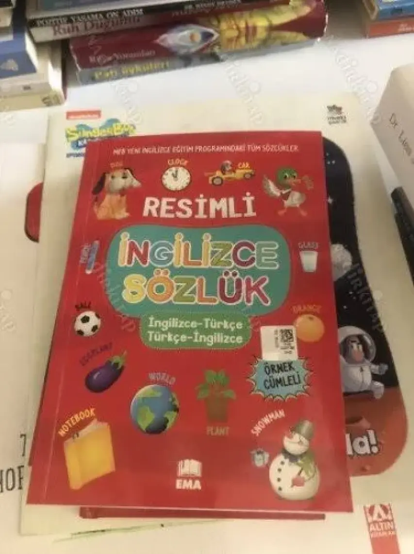Ingilizce-Türkçe Resimli Sözlük Ema Kitap