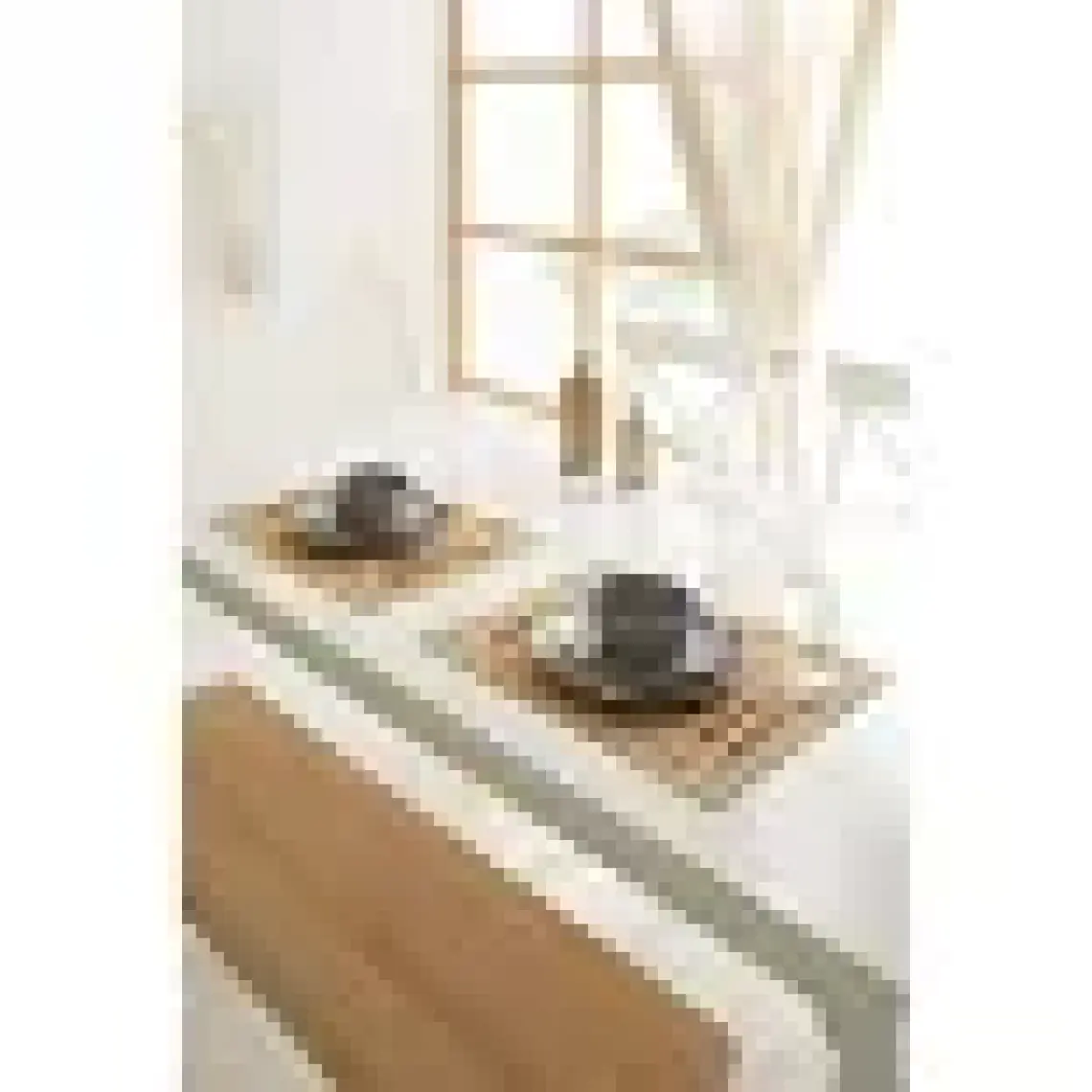 Ocean Home Textile 6 Adet Jüt Enjoy Baskılı Sofra Sunum Tabak Altlığı Supla Amerikan Servisi 45x35