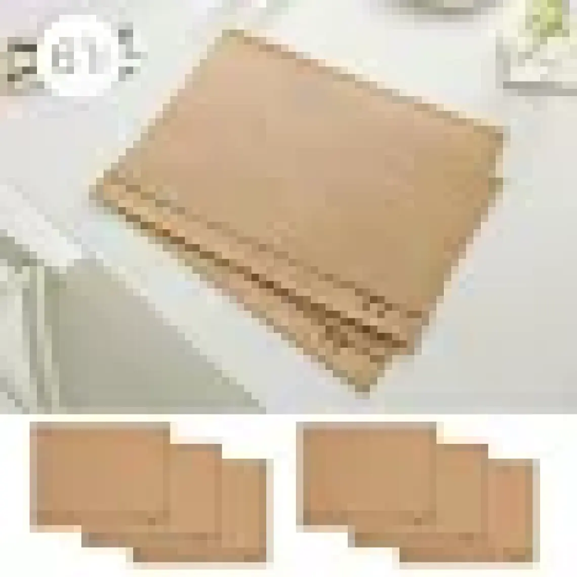 Ocean Home Textile 6 Adet Jüt Enjoy Baskılı Sofra Sunum Tabak Altlığı Supla Amerikan Servisi 45x35