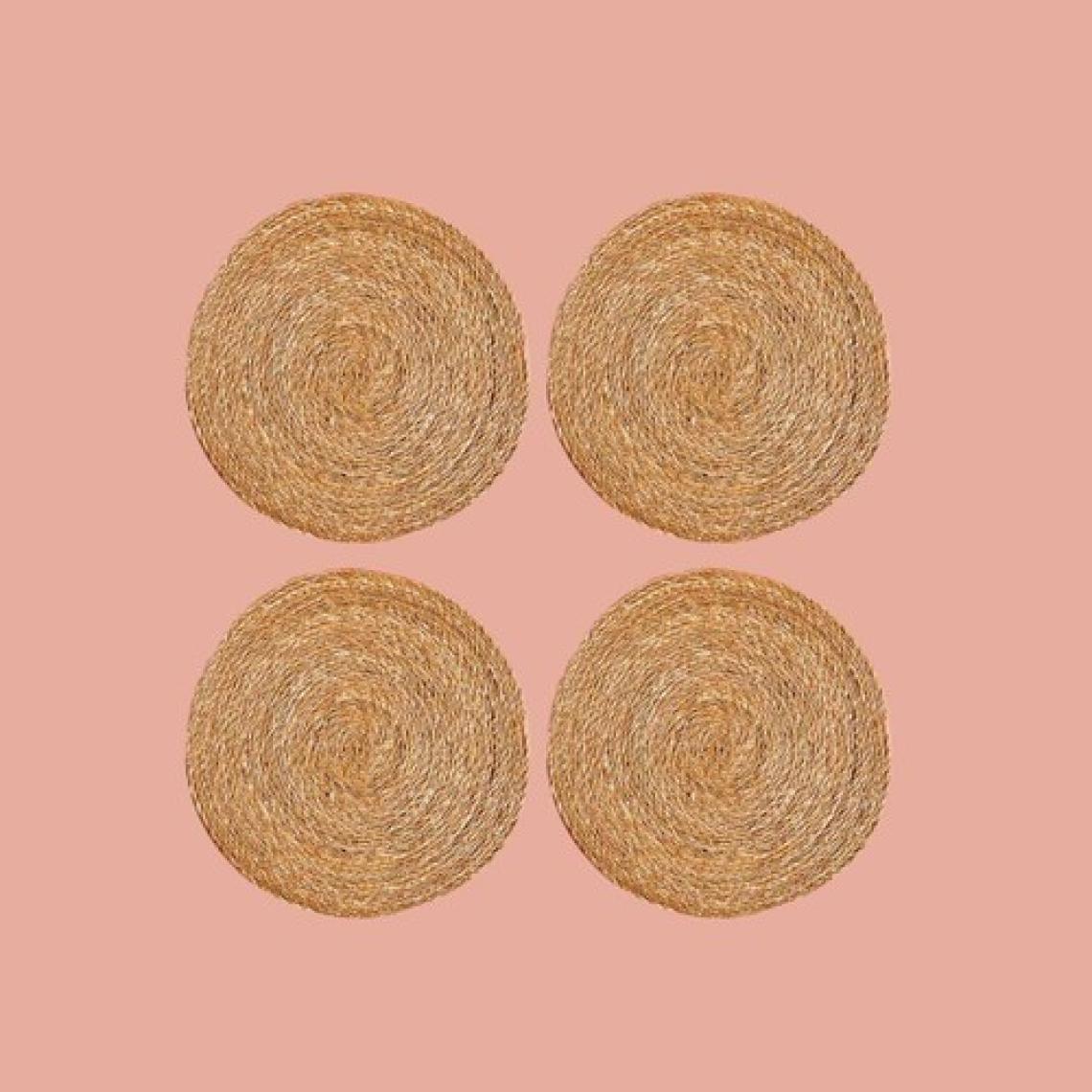 Bella Maison Rafe Amerikan Servis 4'lü Naturel (35 Cm)
