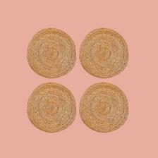 Bella Maison Rafe Amerikan Servis 4'lü Naturel (35 Cm)