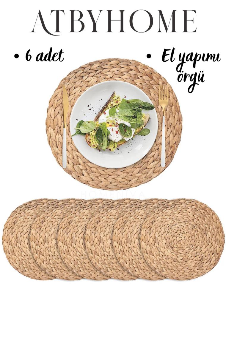 Atbyhome6 Lı Hasır Supla Amerikan Servis 35 cm