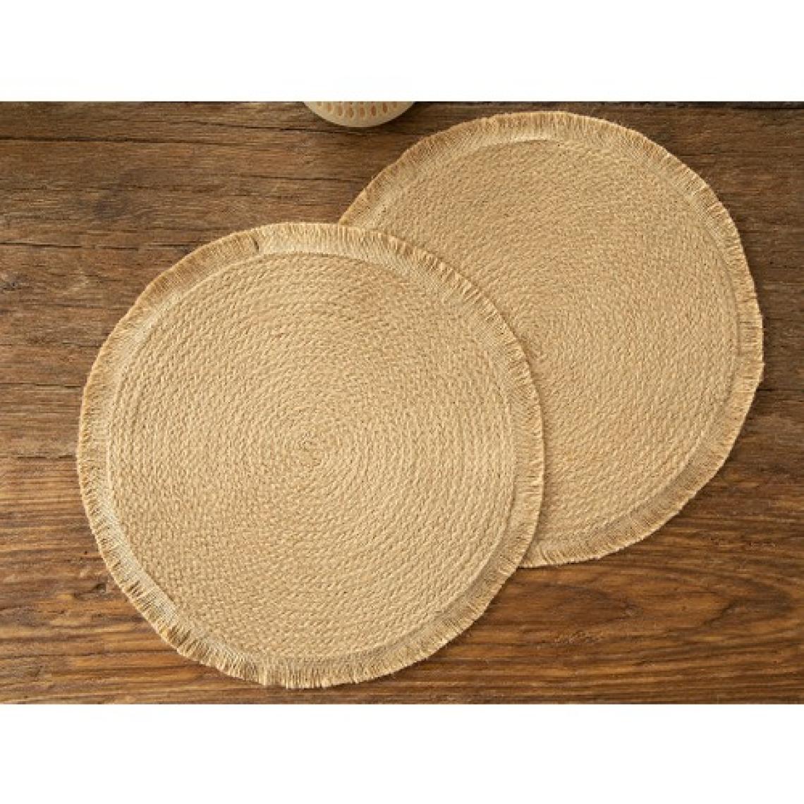 English Home Resta Jüt 2'li Amerikan Servis 35 cm Naturel