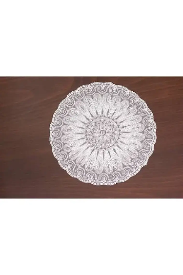Tropik Home Amerikan Servis 12 Kişilik Venezia Beyaz Supla ve Runner Set 13 Parça Set Sunum Takımı Tropikhome