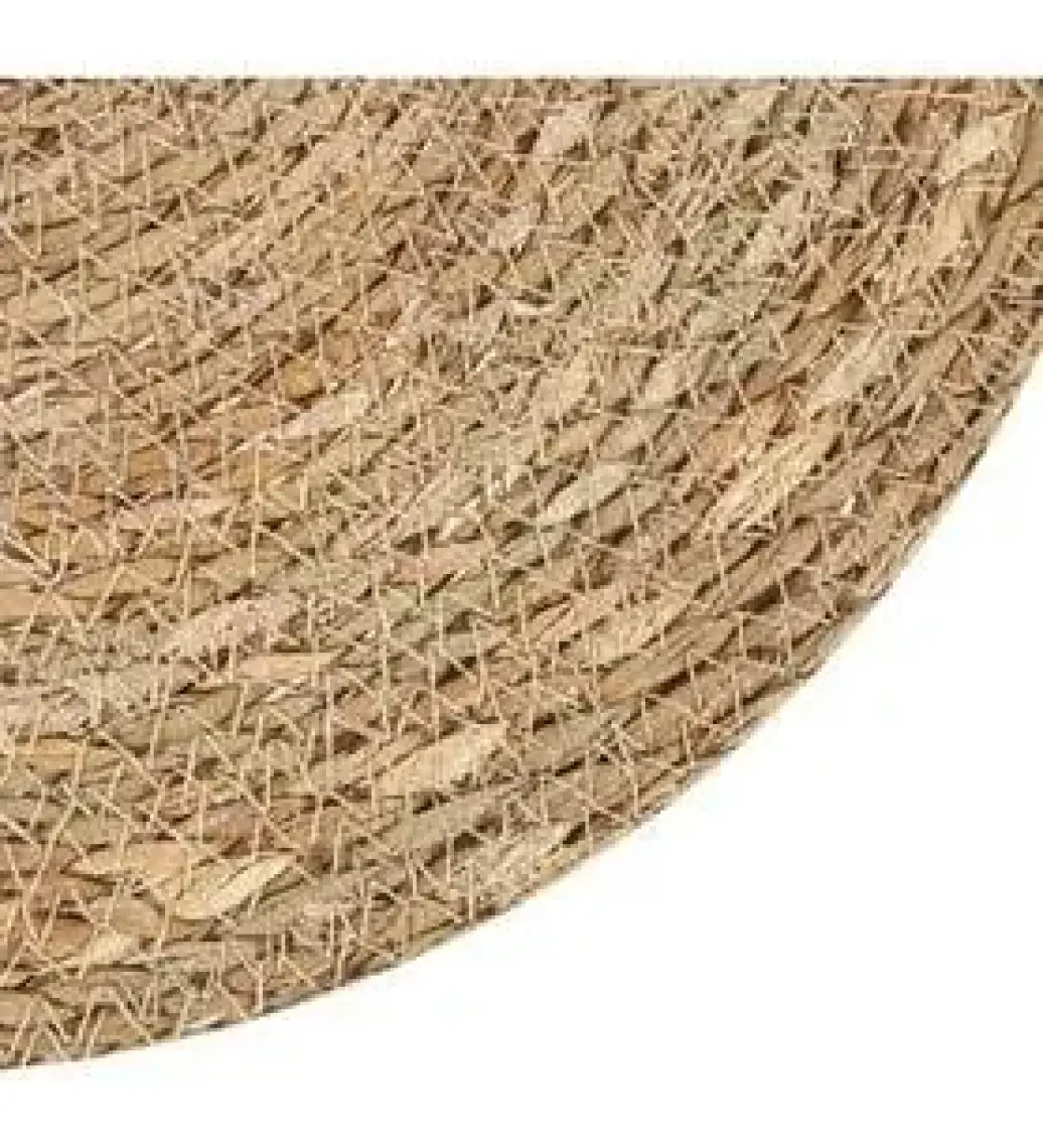 Balsa Hasır Örme Bambu El Yapımı 35 x 35 cm Amerikan Servis & Supla