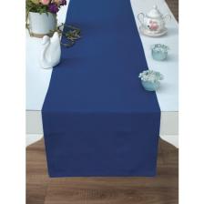 Tropik Home Amerikan Servis Pamuklu Mavi Renkli Masa Sunum Runner Tropikhome  40X140