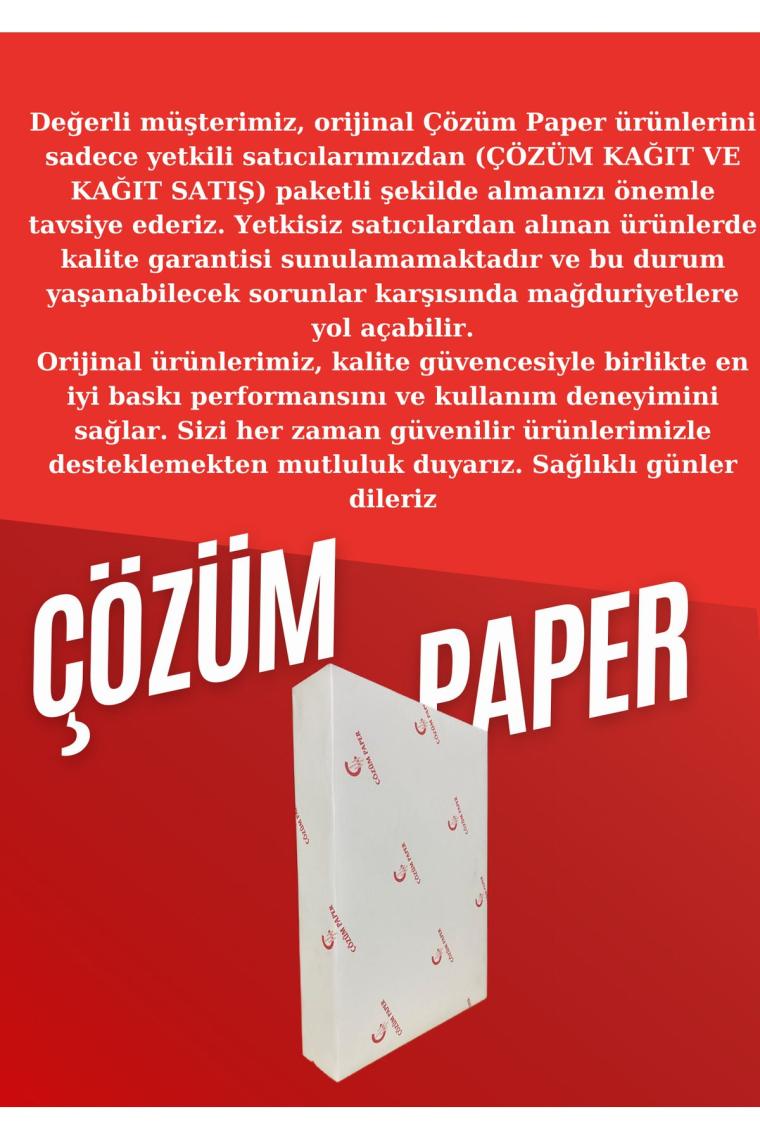 Çözüm Kağıt Amerikan Bristol Karton 350 gr 35X50 cm 100 Adet