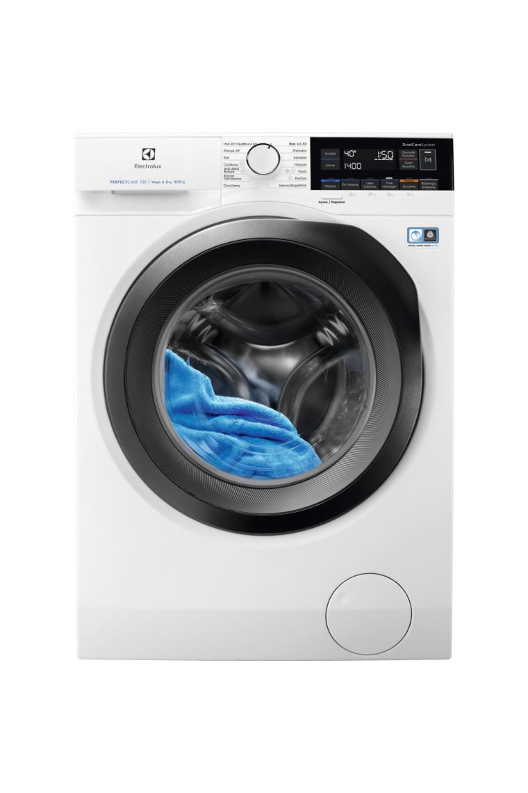 EW7WO349ST DualCare 9kg/5kg 1400 Devir Buharlı A/E Enerji Sınıfı Kurutmalı Çamaşır Makinesi