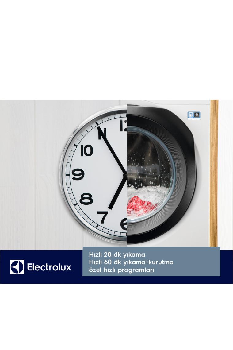 EW7WO349ST DualCare 9kg/5kg 1400 Devir Buharlı A/E Enerji Sınıfı Kurutmalı Çamaşır Makinesi