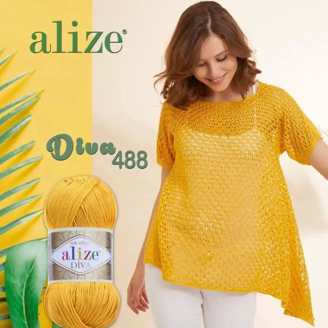 Alize Diva El Örgü İpi 100 gr