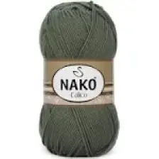 Nako Calico 5306 Asker Yeşili Örgü İpi