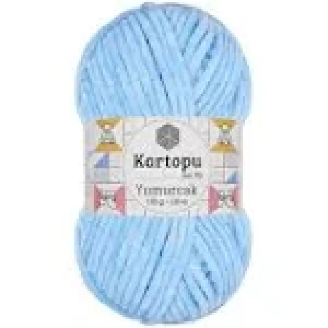 Kartopu Yumurcak K540 5 Adet Kadife Ip Bebe Mavi