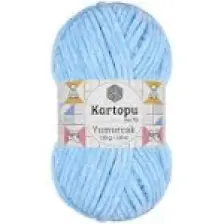Kartopu Yumurcak K540 5 Adet Kadife Ip Bebe Mavi